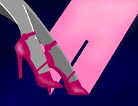 「pink heel」